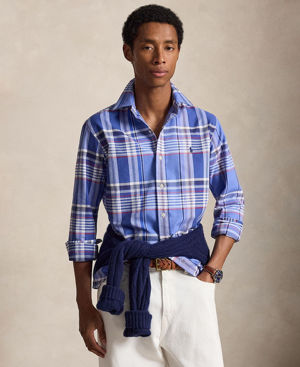 Рубашка Polo Ralph Lauren Men's The Iconic Rumple Texture