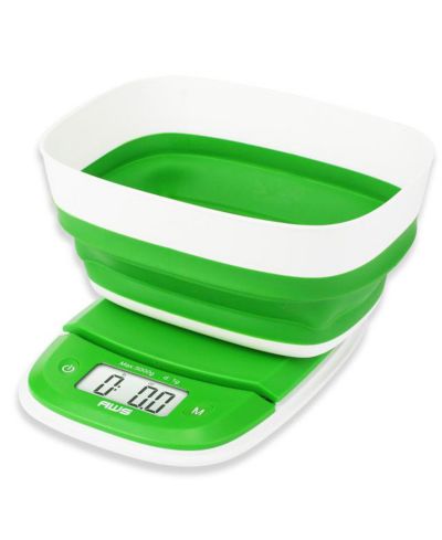 American Weigh Scales Extend-5K Digital Kitchen Scale With Collapsible Bowl, 11LB / 5KG