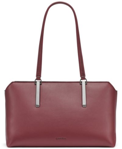 Calvin Klein Lori Top Zipper Tote Bag