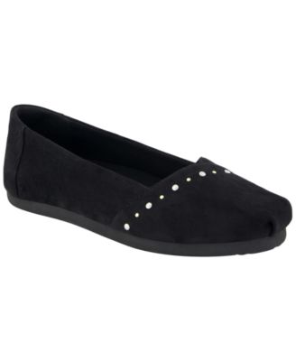 Black Microsuede/Studs