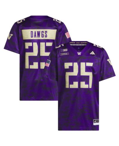 Мужская джерси Adidas Purple Washington Huskies Honor Support Premier Strategy