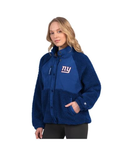 Женская куртка Starter Royal New York Giants On the Ball Sherpa