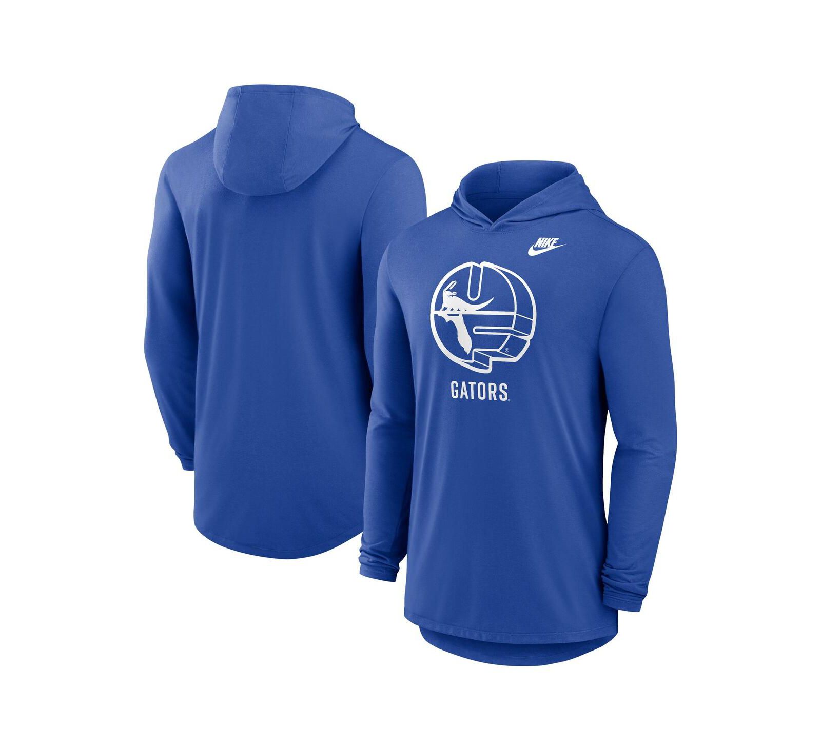 Nike Мужское худи с длинным рукавом Florida Gators Legacy Tri-Blend Dri-FIT