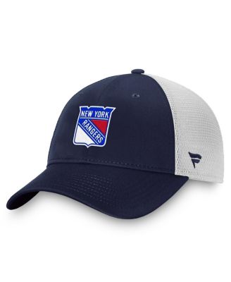 Fanatics Мужская белая/синяя кепка-тракер с логотипом New York Rangers