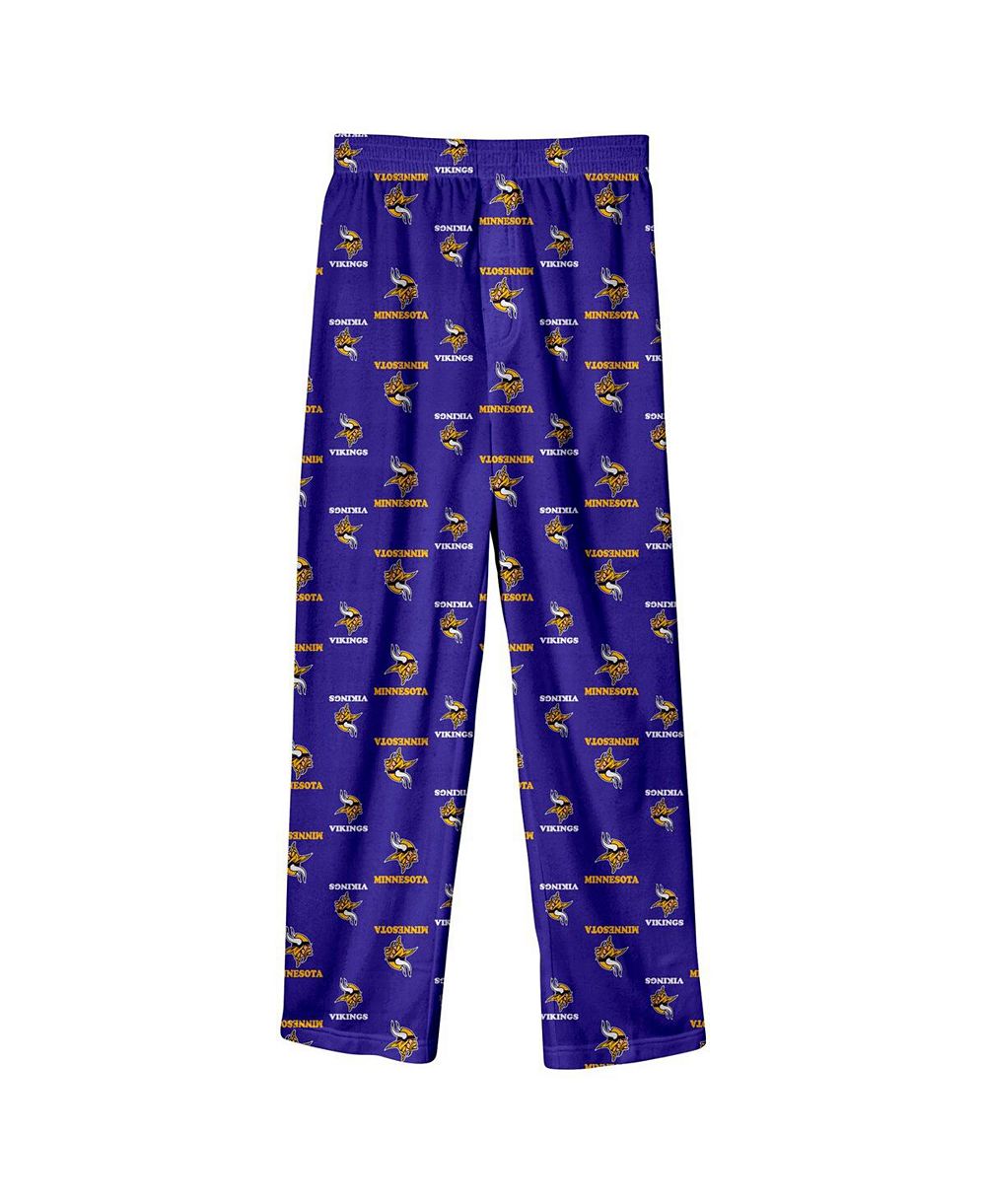 Брюки Outerstuff Preschool Purple Minnesota Vikings Team Color Printed Pajama