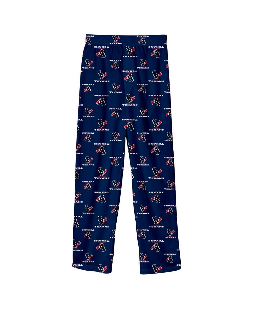 Outerstuff Детские пижамные брюки с принтом Houston Texans, темно-синие