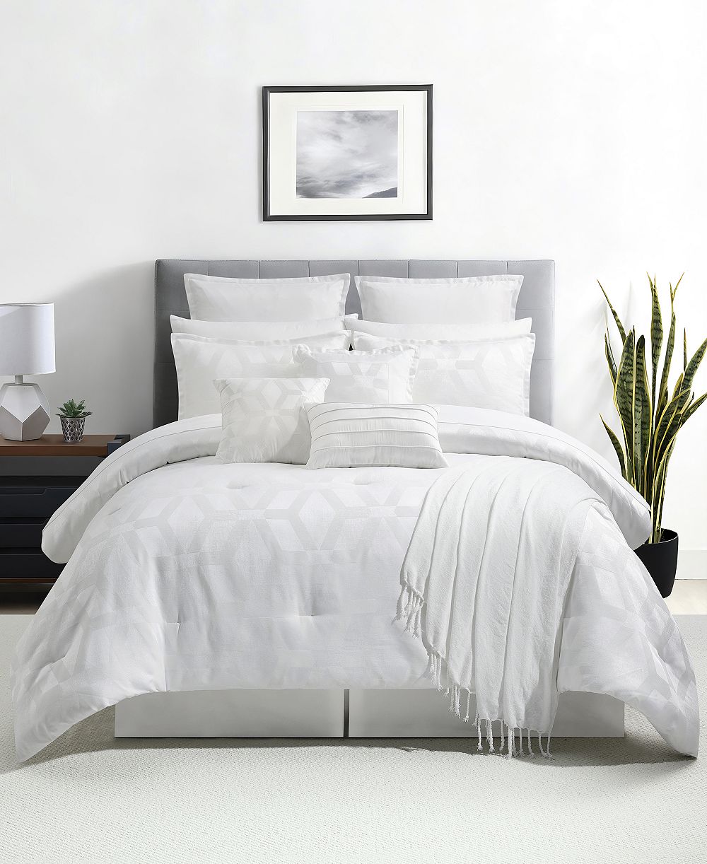 Комплект Sunham Hexagon Geometric 14-Pc. Comforter Set King