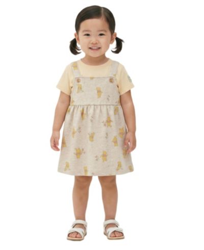Disney Baby Girls' Printed Winnie the Pooh Jumper and T-Shirt, 2-Piece Set