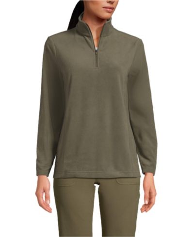 Женский флис Lands' End Anyweather Quarter Zip Pullover