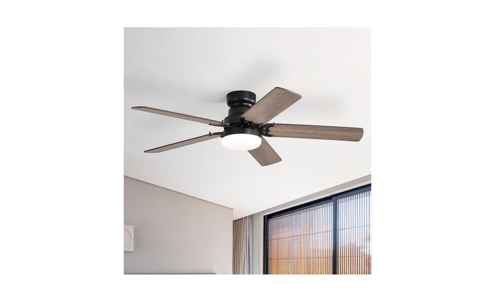 Sofucor 42 Inch 5 Blade Ceiling Fan with LED Lights and Remote Control