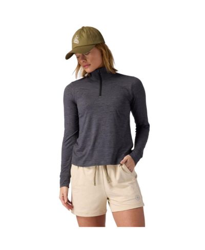 Женский лонгслив Backcountry Destination Zip Pullover Performance Top