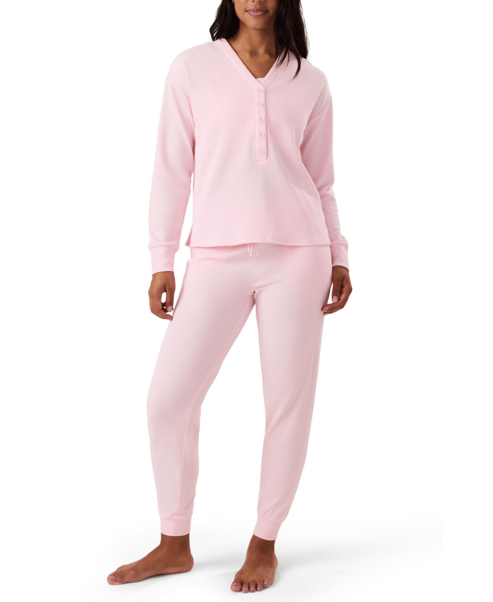 Kindred Bravely Maternity Waffle Nursing Lounge Set