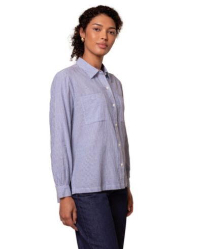 Celtic & Co. Женская рубашка с разрезом по бокам Striped Shirt