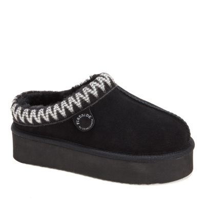 Женские сабо Dearfoams Fireside Queenstown Genuine Shearling с вышивкой