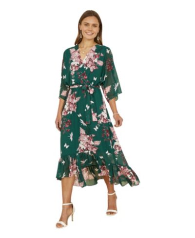 Женское платье Yumi Floral Dipped Hem