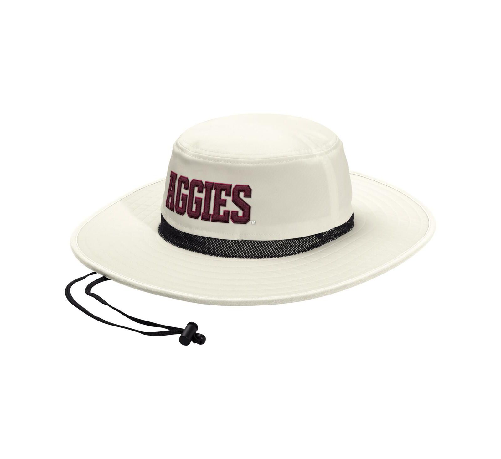Шляпка буньбо (bucket hat) Adidas Men's and Women's Cream Texas A&M Aggies Wide Brim