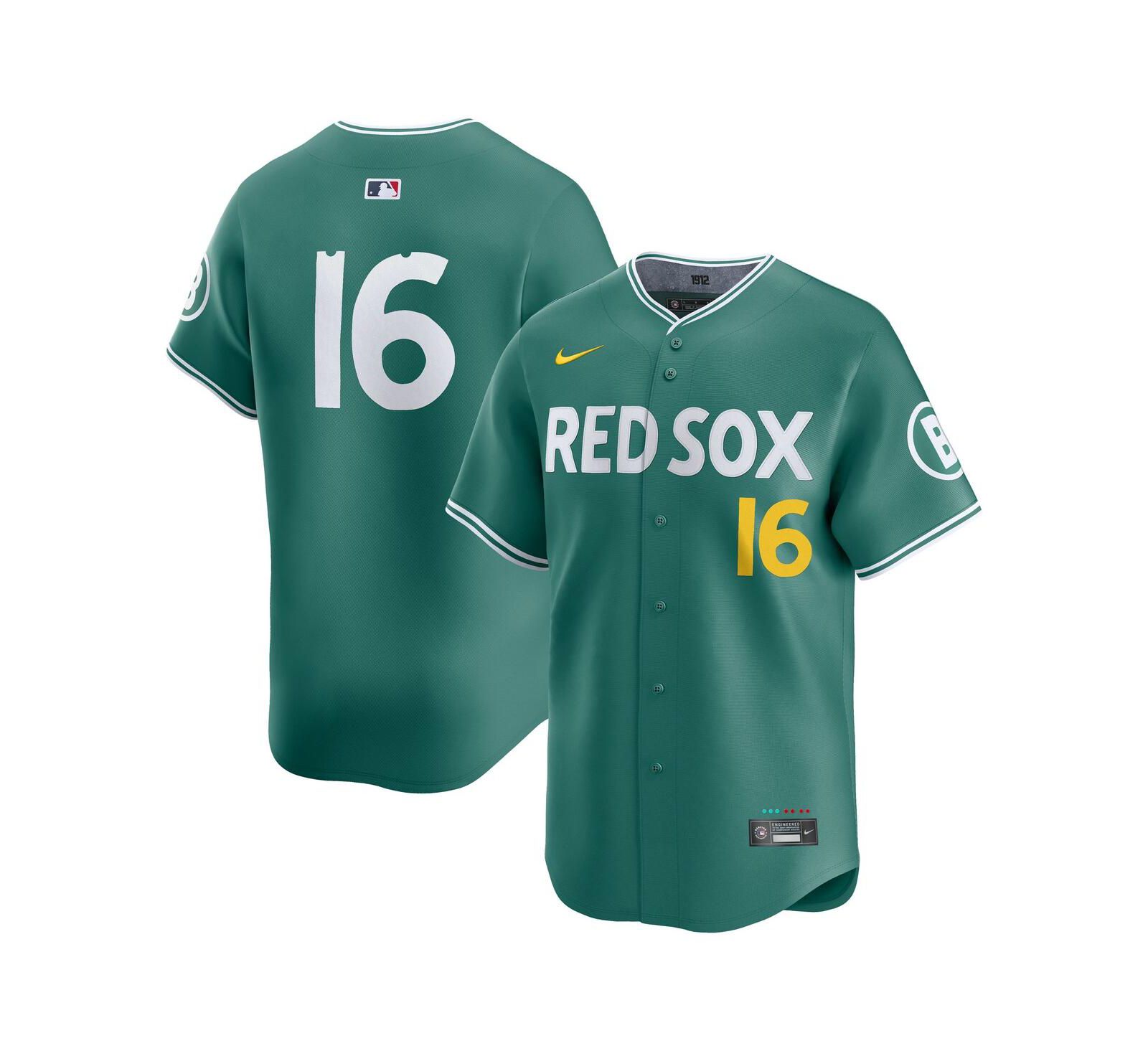 Мужская джерси Nike Boston Red Sox Jarren Duran Green City Connect Limited Edition