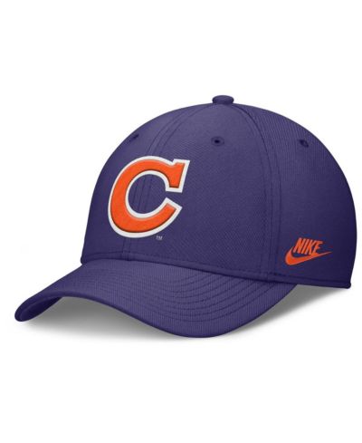 Мужская кепка Nike Clemson Tigers Rise Academic Dri-FIT Flex, фиолетовая