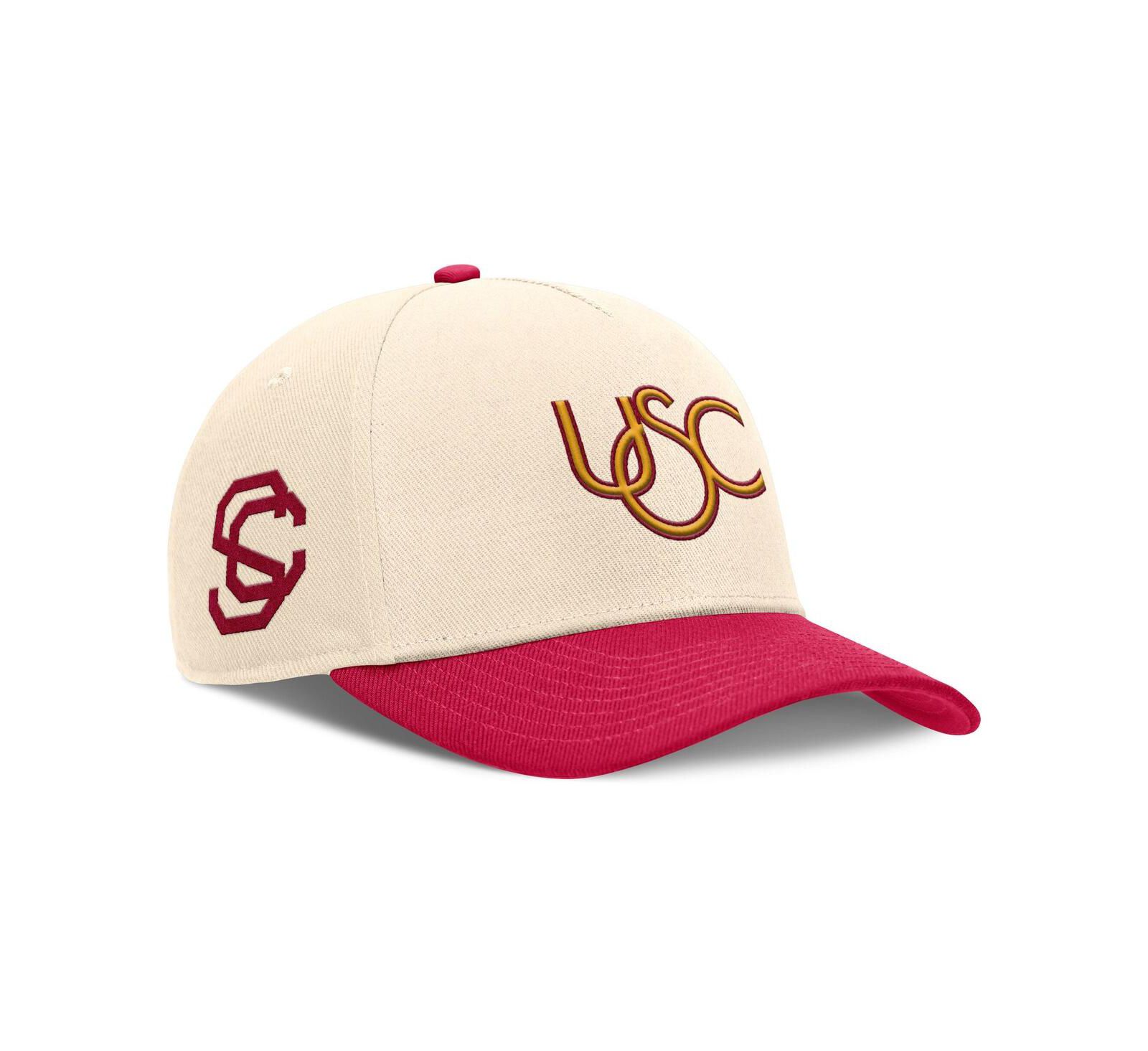 Nike Мужская кепка USC Trojans Academic Rise Dri-FIT Adjustable Natural/Cardinal