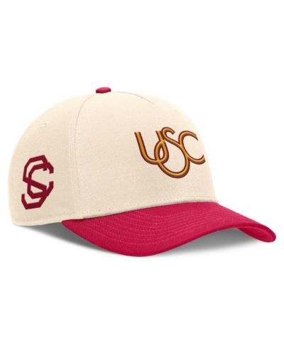 Nike Мужская кепка USC Trojans Academic Rise Dri-FIT Adjustable Natural/Cardinal
