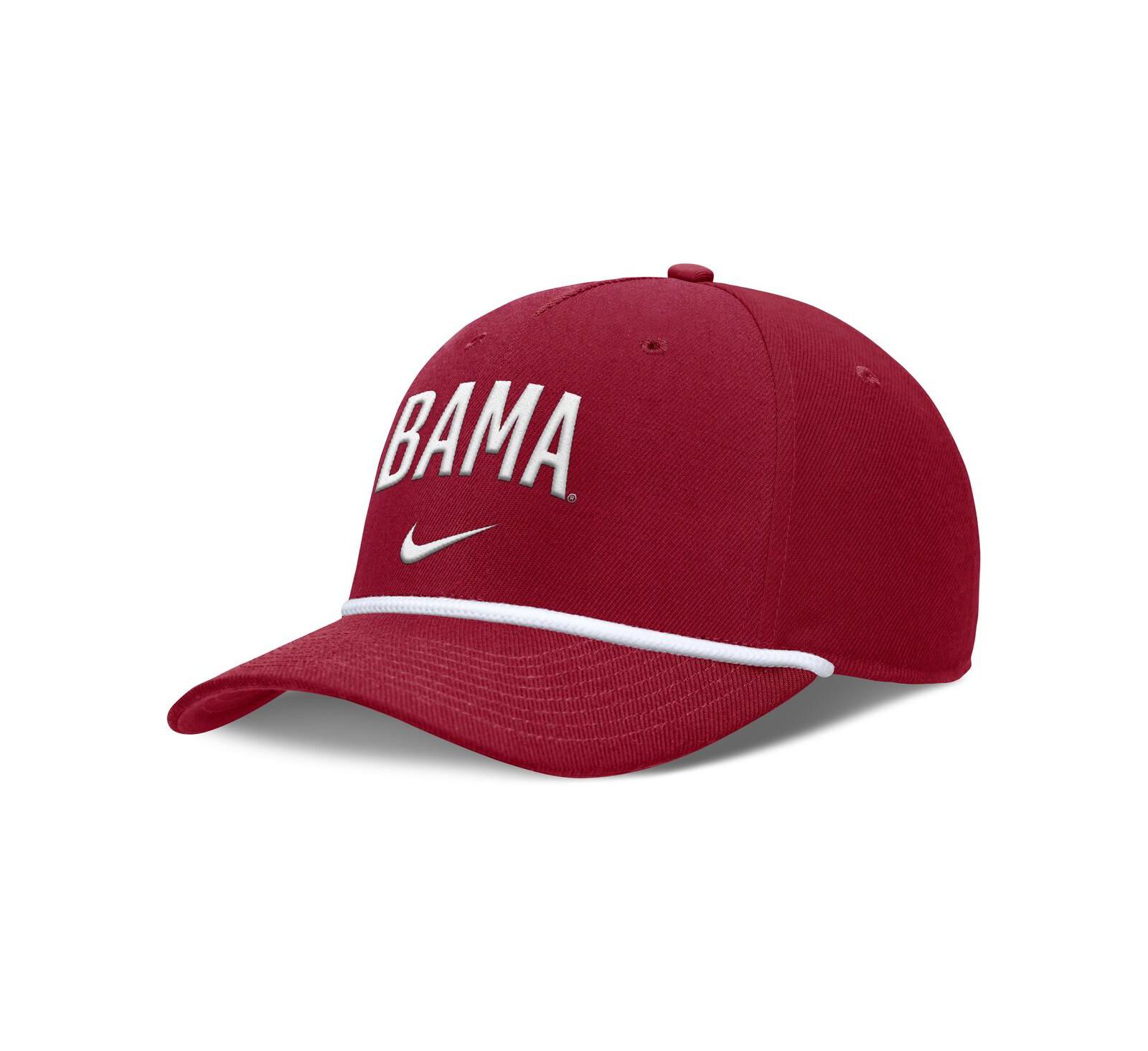 Nike Мужская регулируемая кепка Alabama Crimson Tide Rise Campus Crimson