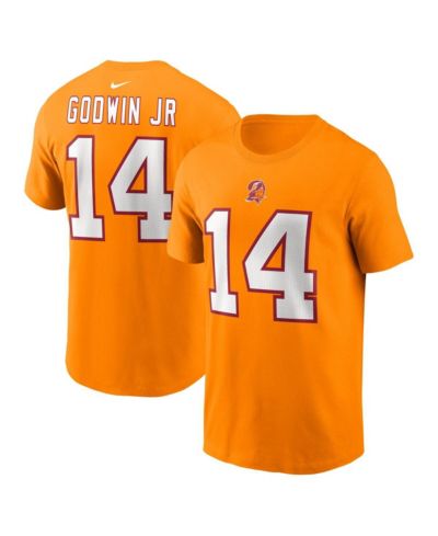 Nike Men's Chris Godwin Jr. Orange Tampa Bay Buccaneers Player Name & Number T-Shirt
