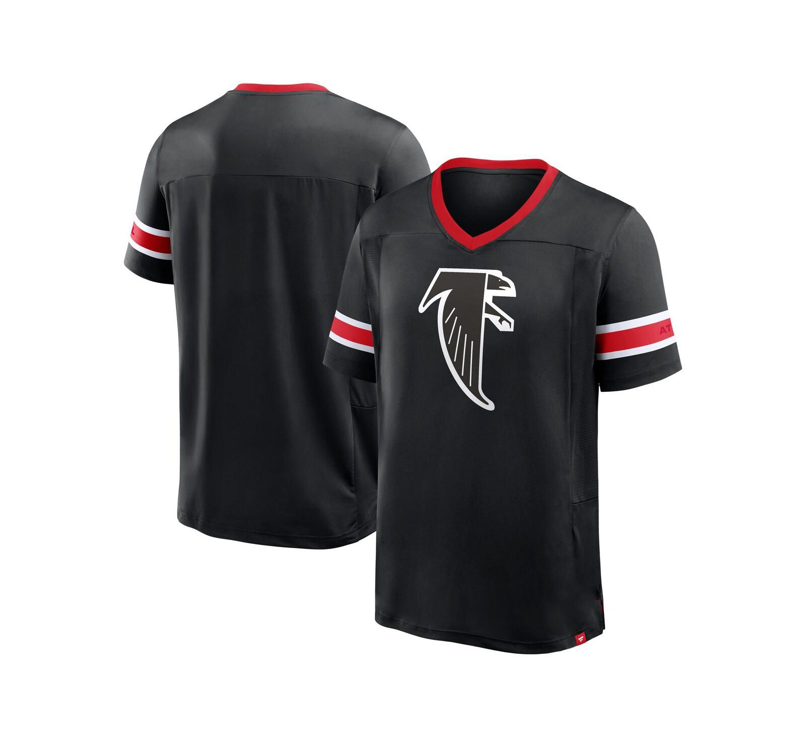 Fanatics Мужская футболка Atlanta Falcons Hometown Premium Hashmark V-Neck, Black