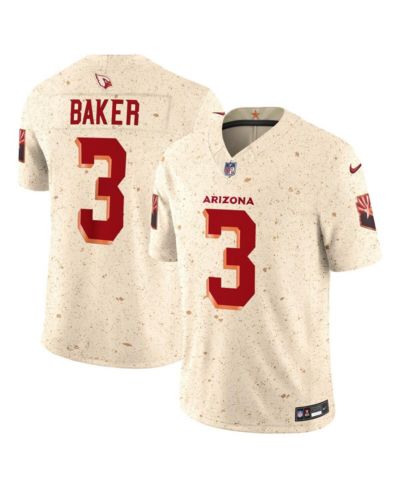 Мужская Nike Budda Baker Natural Arizona Cardinals 2025 Rivalries Collection Limited Jersey