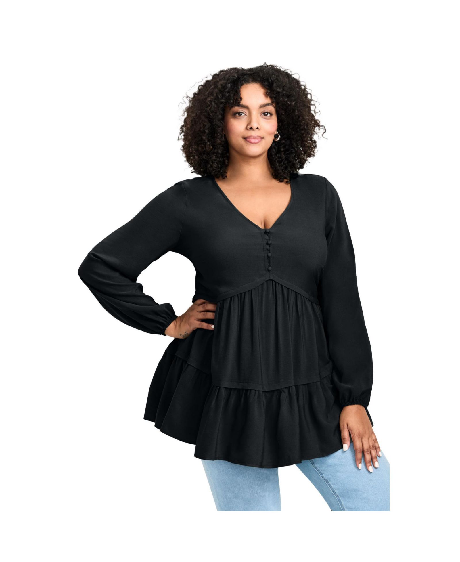 AVENUE Women's Tilly Long Sleeve Tunic