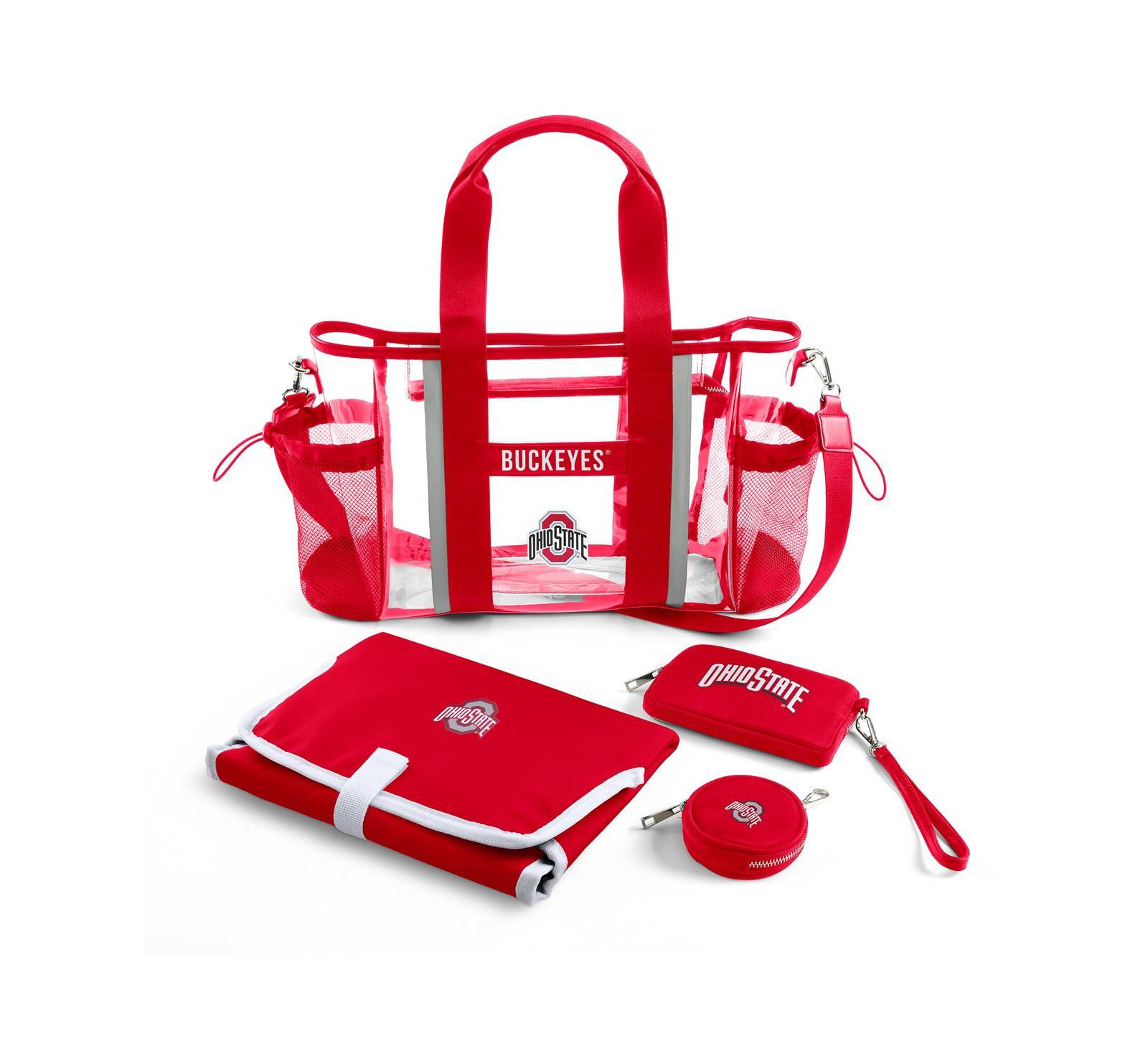 Прозрачная сумка WEAR by Erin Andrews Ohio State Buckeyes Stadium Baby Bag