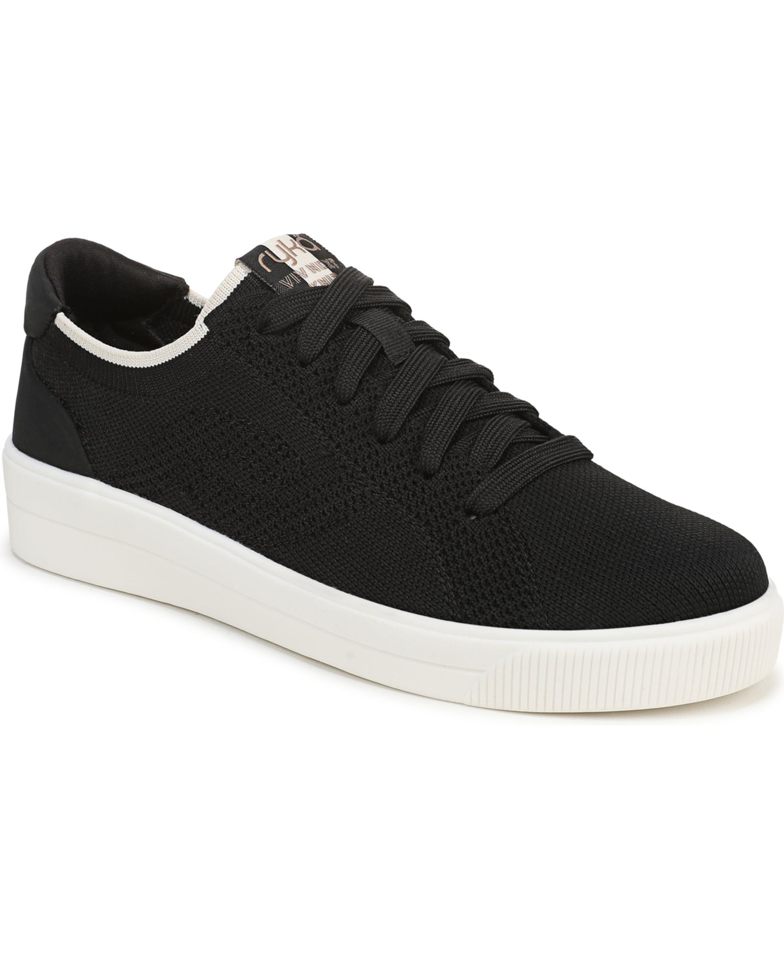 Ryka Women's Viv Next Knit Court Inspired Lace Up Sneakers