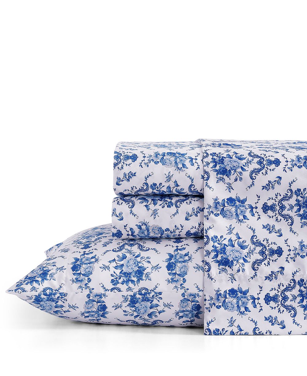 ELLE Décor Printed 4-Pc. Sheet Set, King