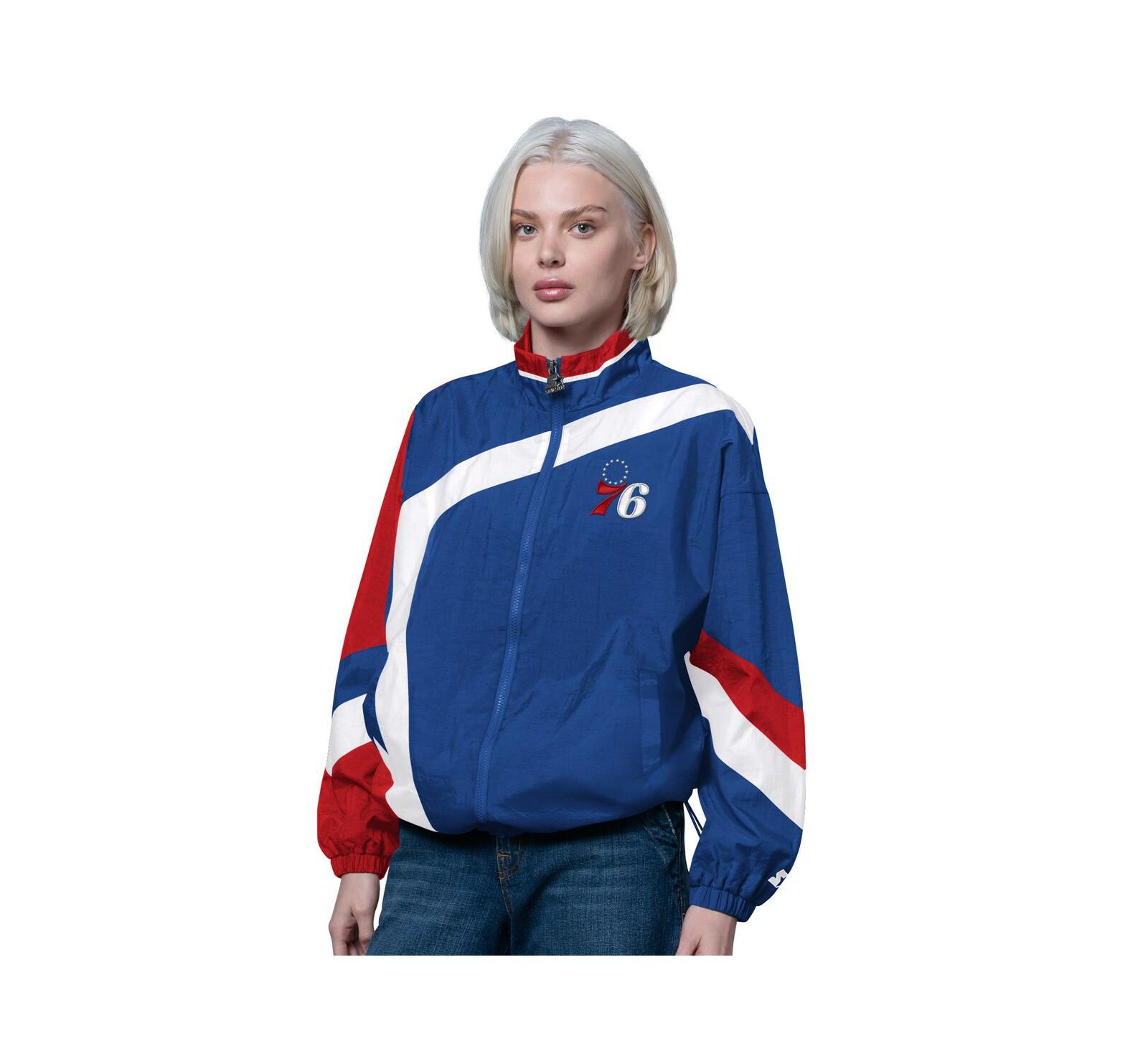 Starter Женская куртка Philadelphia 76ers Full-Zip Blue/Red