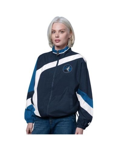 Женская куртка Starter Minnesota Timberwolves, темно-синяя/синяя, на молнии