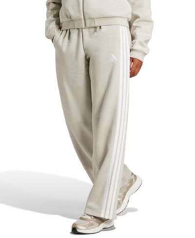 adidas Women's Essentials 3-Stripes Fleece Slim Pants