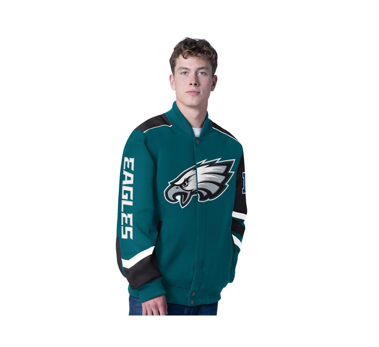 G-III Sports by Carl Banks Мужская куртка-бомбер Philadelphia Eagles Midnight Green