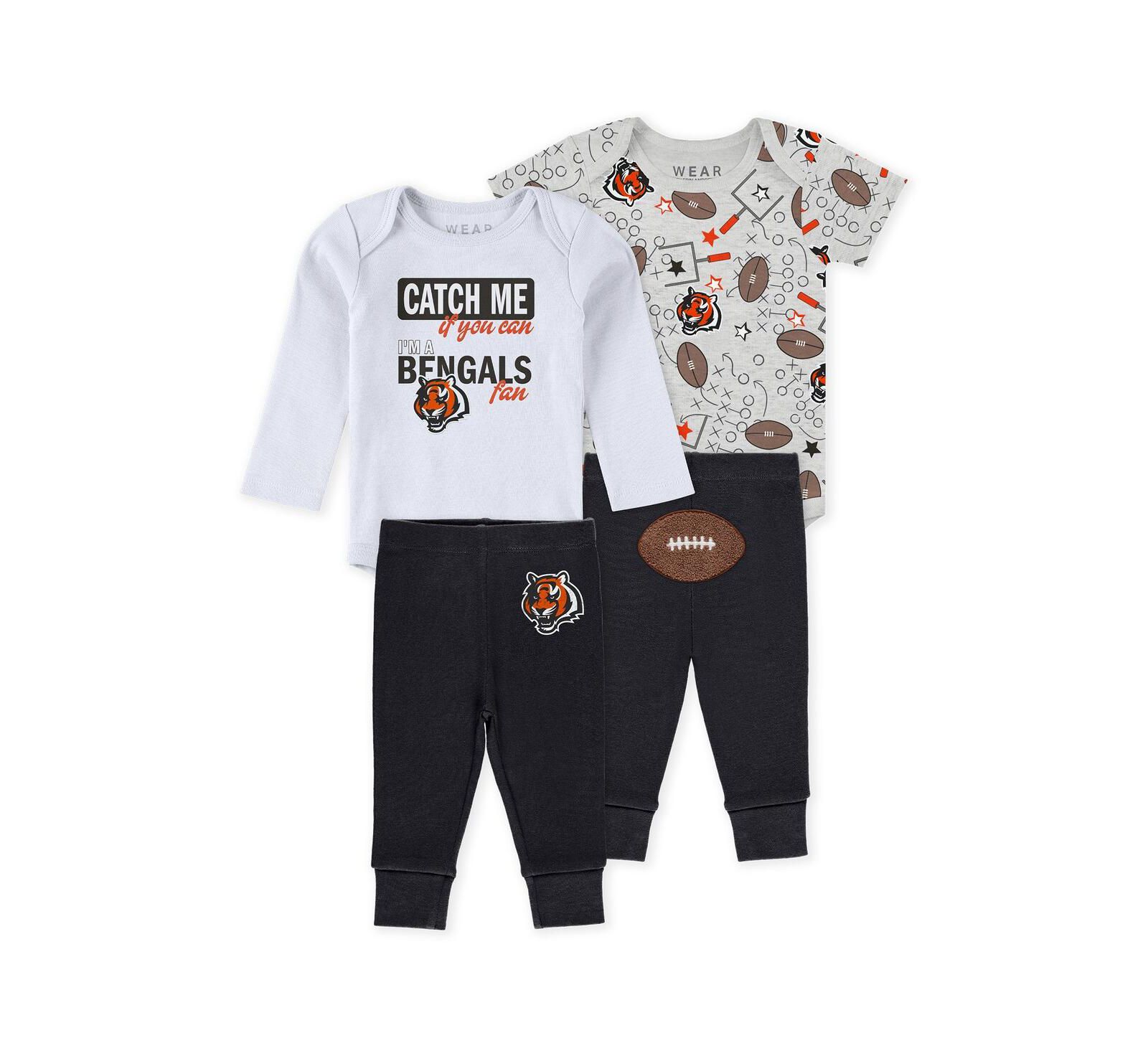Набор боди и брюк WEAR by Erin Andrews для новорожденных Cincinnati Bengals