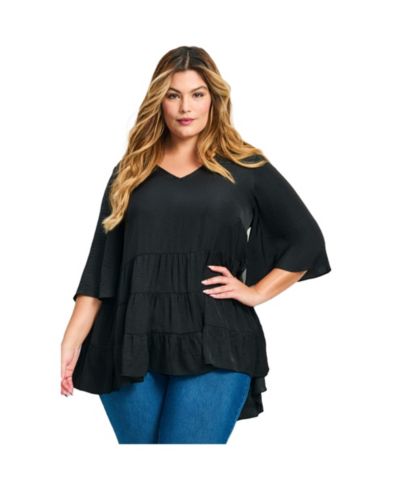 AVENUE Women's Aly Tiered Top