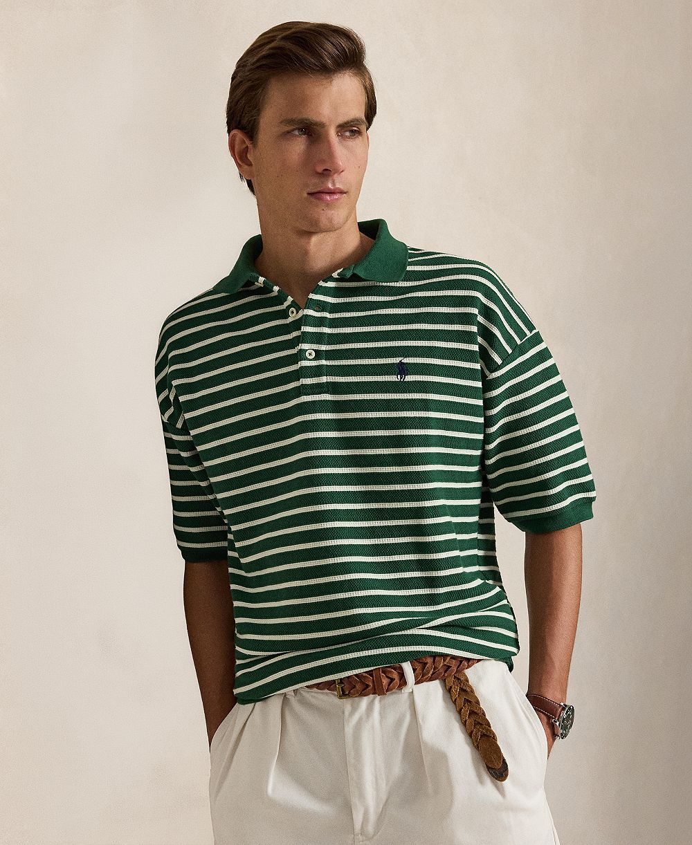 Polo Ralph Lauren Рубашка поло в полоску Relaxed-Fit