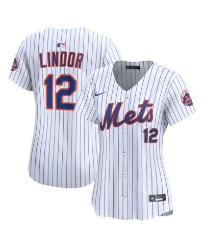 Nike Women's Francisco Lindor White New York Mets Home Limited Jersey
