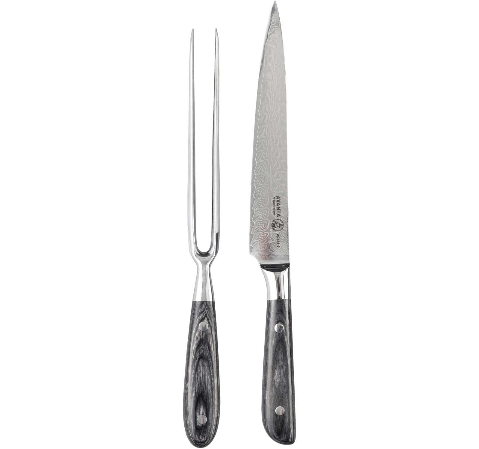 Messermeister Avanta Damascus 2 Pc Carving Set