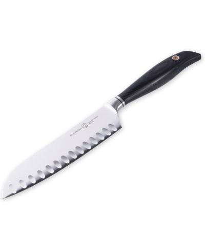 Нож сантоку Messermeister Blacksmith с Kullens / 6.5”
