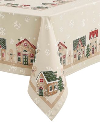 Avanti Gingerbread Village Tablecloth 60" x 120"