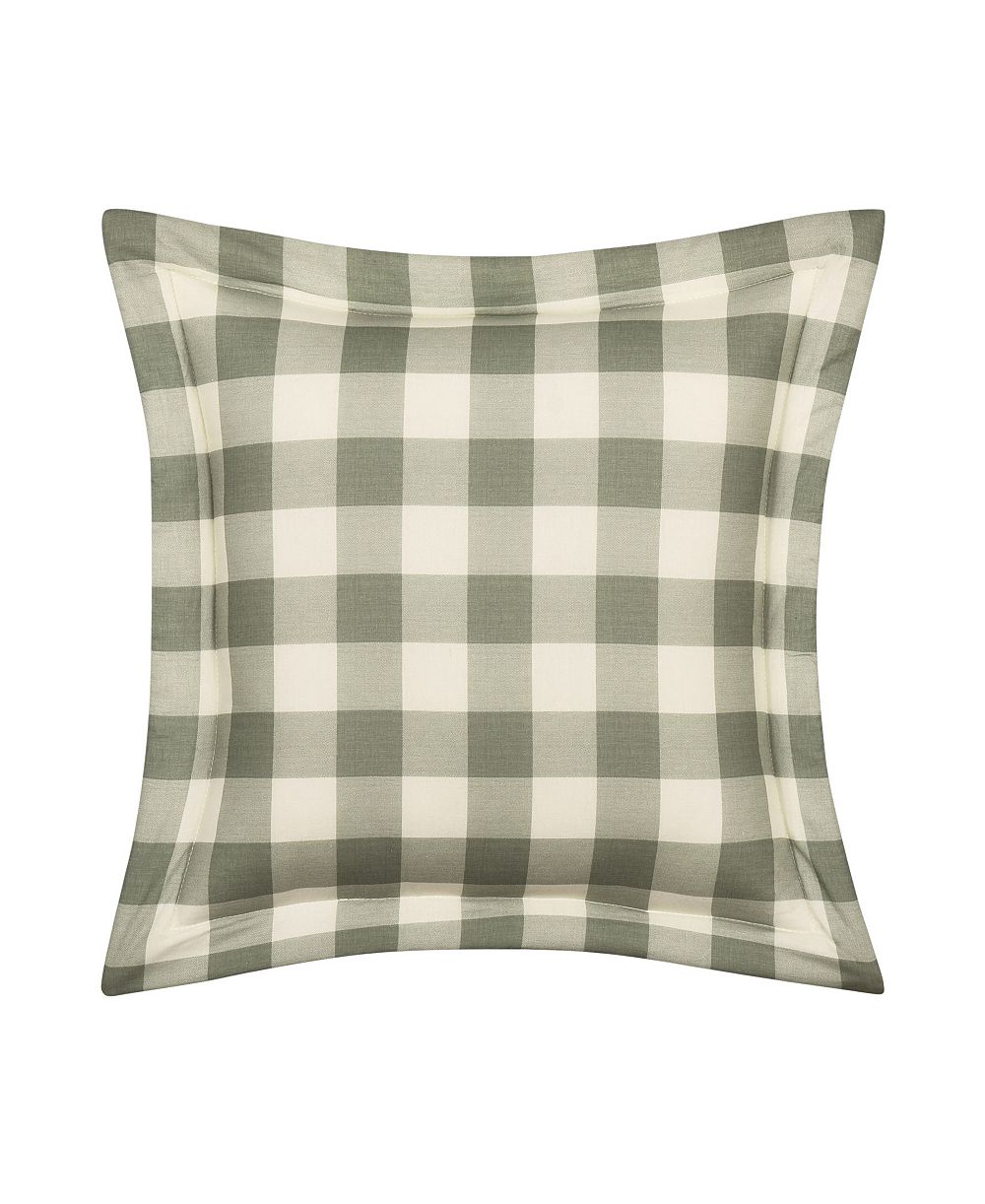 J. Queen Cottage Eloise Gingham Check Decorative Pillow, 18" x 18"