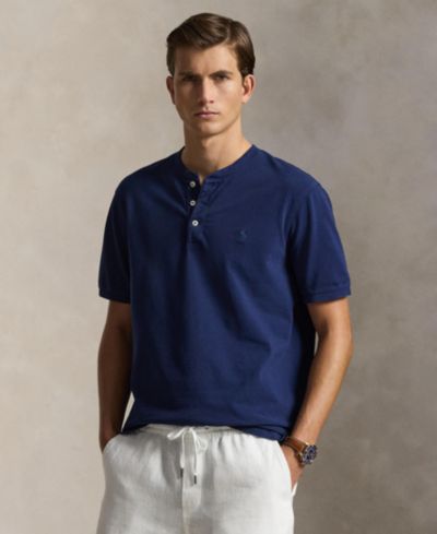 Мужская поло-рубашка Polo Ralph Lauren Featherweight Mesh Henley