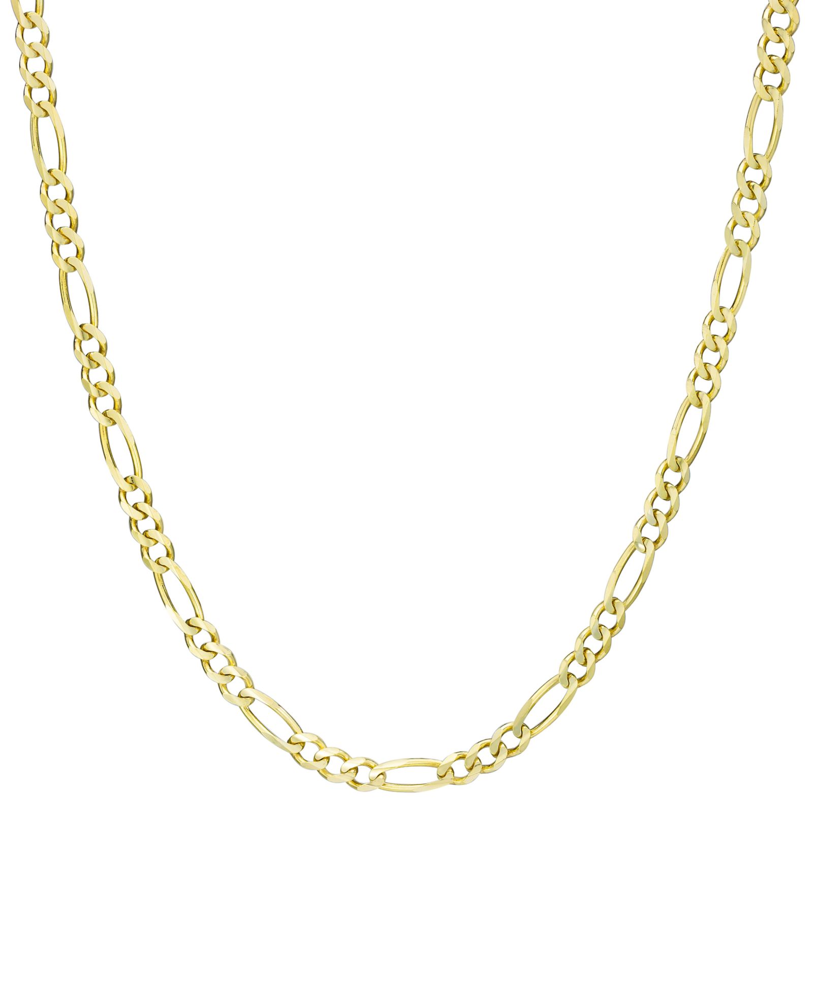 Цепочка Figaro в золоте 14k
