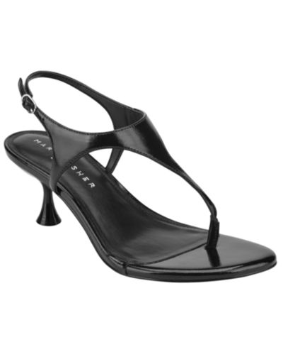 Marc Fisher LTD Женские Pelysa T-Strap Kitten Heel Dress Sandals