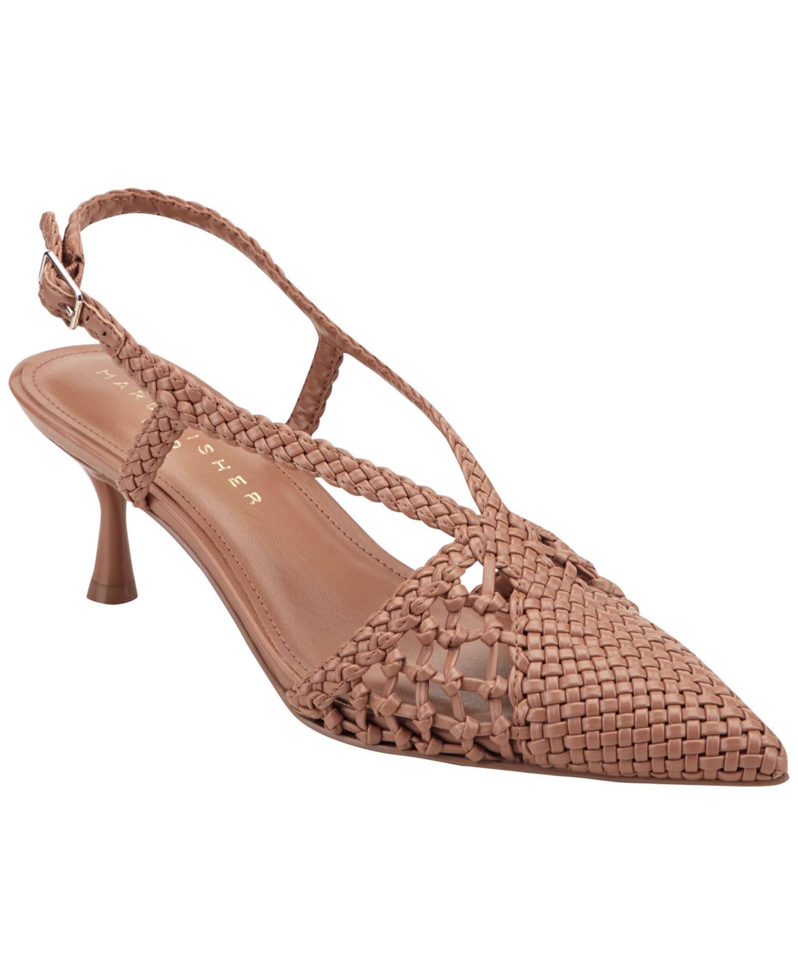 Marc Fisher LTD Women's Reagan Woven Slingback Pumps