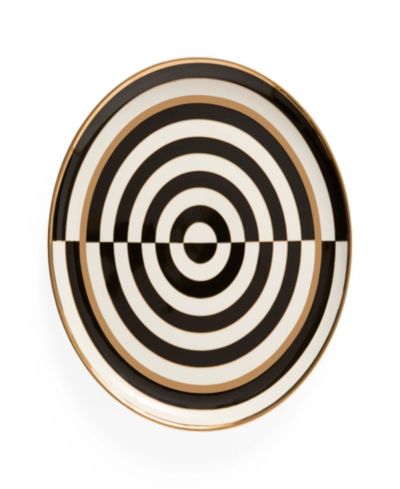 Круглое поднос для подачи Jonathan Adler Op Art 13.7"