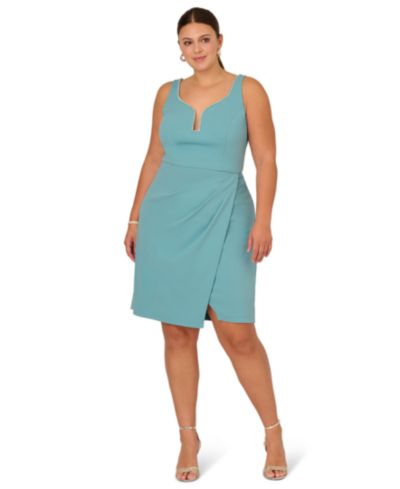 Adrianna Plus Size Sleeveless Midi Dress